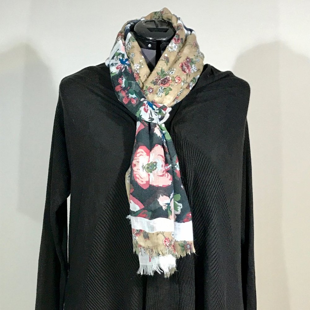 Multi-color Floral Scarf